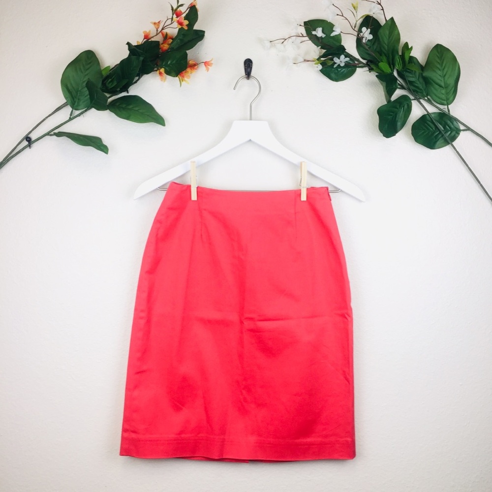 Talbots Petites Pink Pencil Skirt - Stretchy Sz 2